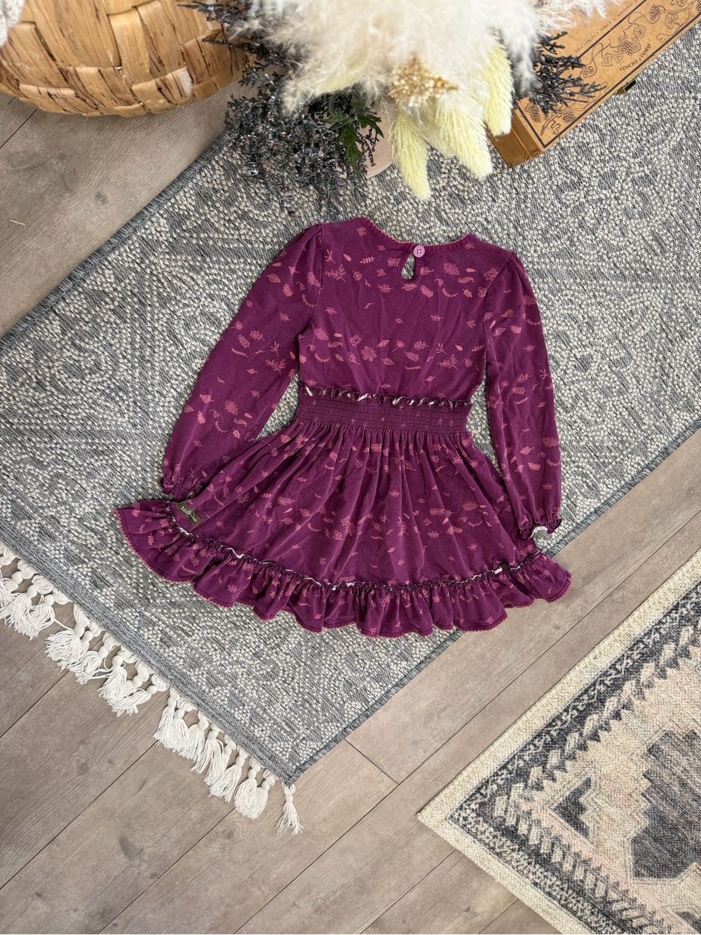 Matilda Jane Girls Choose your own path Apple Cider Dress Size 4 Autumn Fall - Picture 5 of 16
